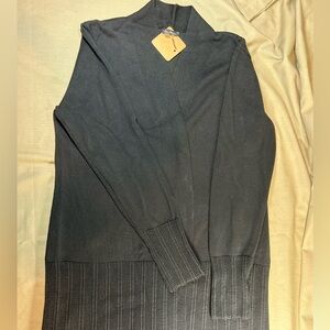 Elegant Black Women's Cardigan